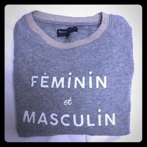 Madewell x Sezane sweatshirt